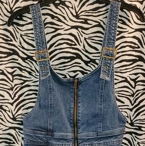 PacSun Overalls Denim Dress
